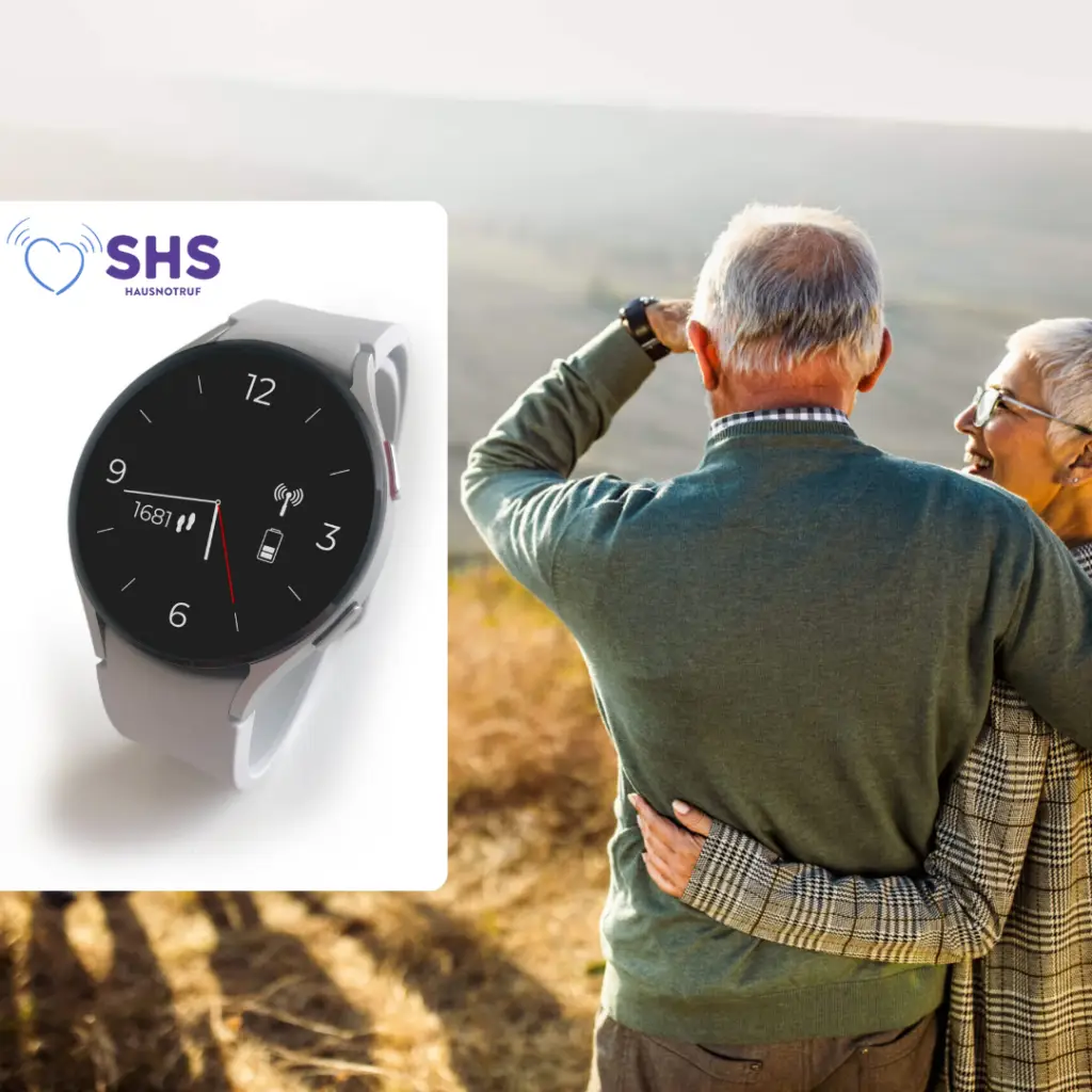 SHS Hausnotruf Smartwatch für Senioren als Alltagshelfer