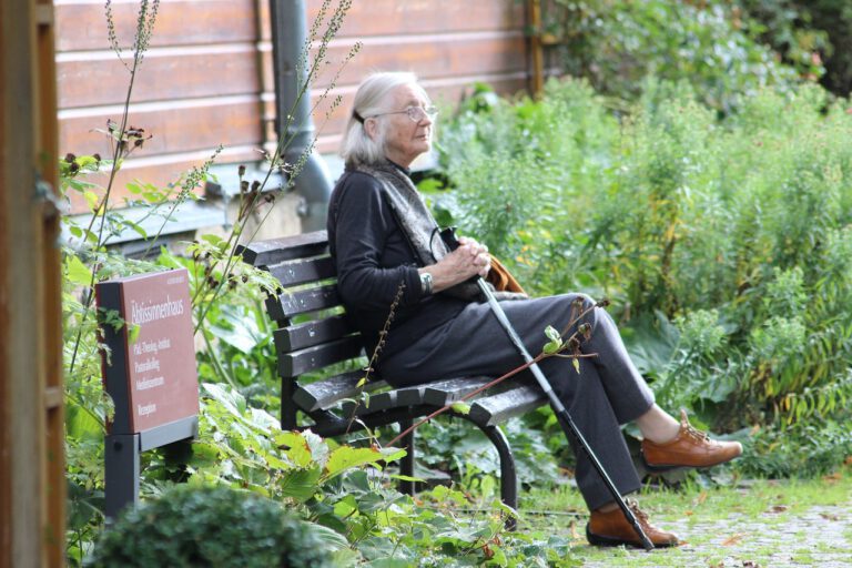 Pflegegrade einfach erklärt Foto mit Senioren im Park.jpg